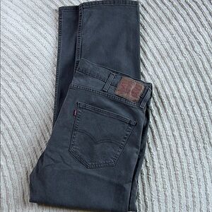 Levi's Men's 502 Dark Gray Straight Jeans